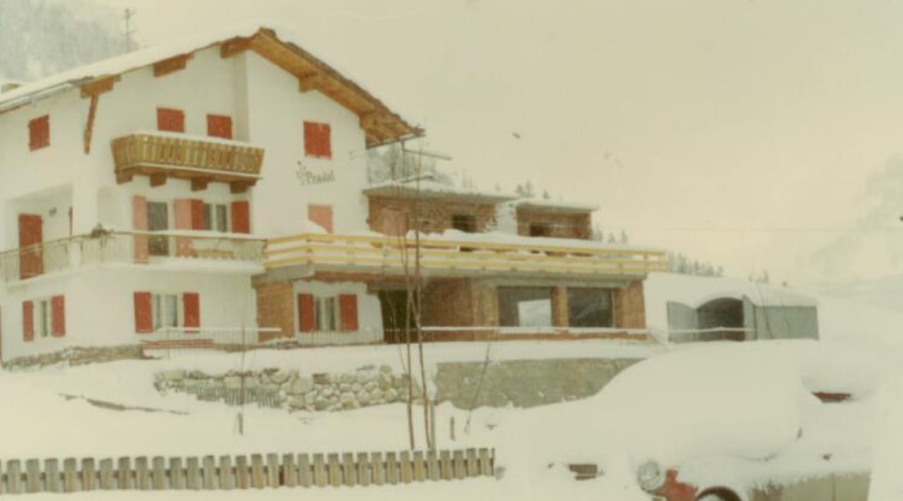 One of the historic hotels in Corvara